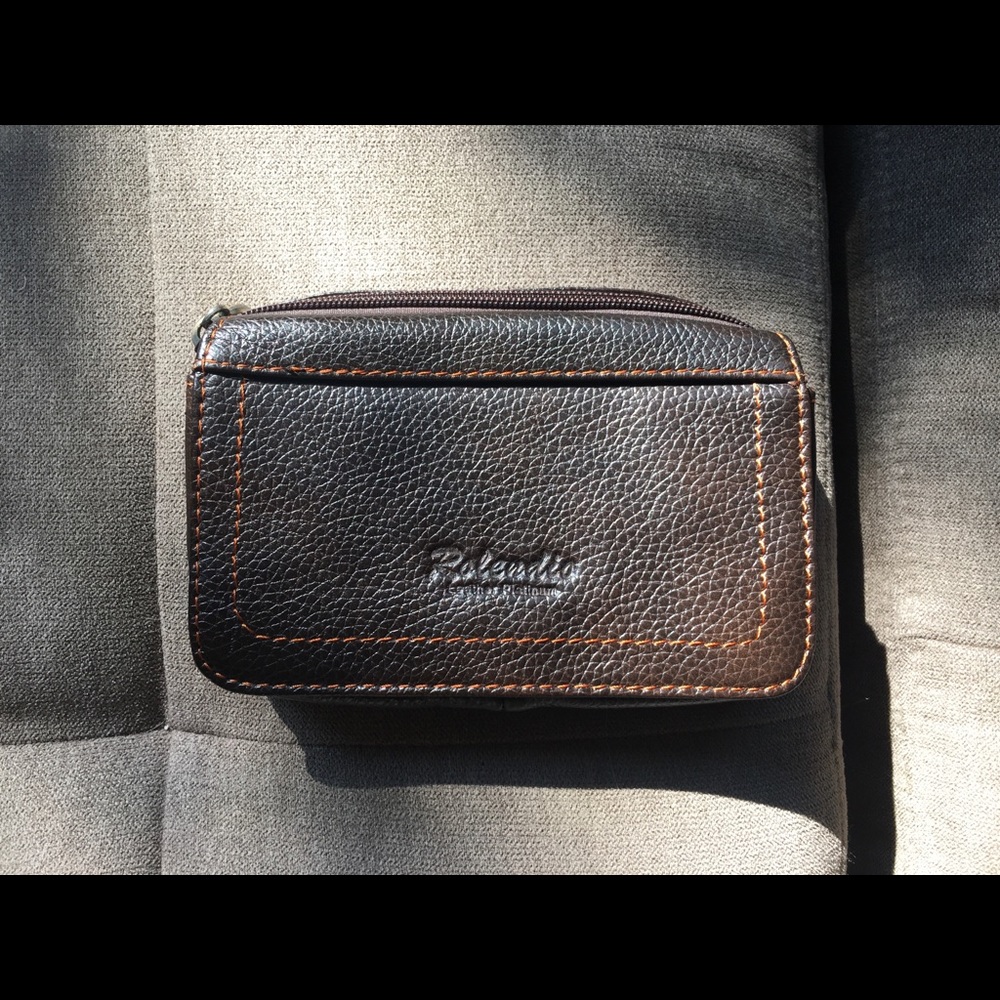 Rolendio premium leather belt pouch bag holder